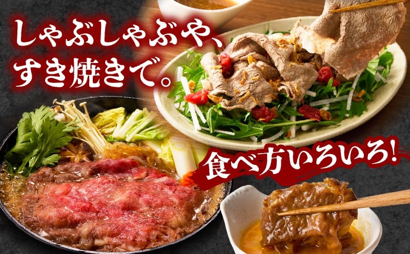 宮崎牛霜降り肩ロースまたはローススライス500g_Tk031-014s