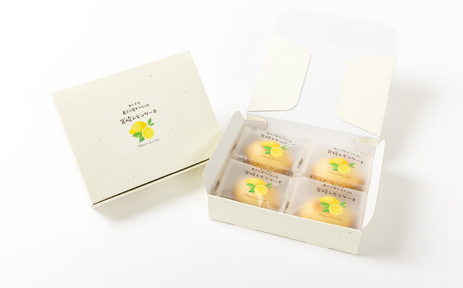 みやざきフードアワード審査員賞受賞「宮崎レモンケーキ」 4個入り2箱セット_Tk022-014