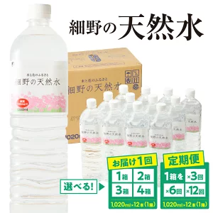 ミネラルたっぷり天然中硬水 細野の天然水 1,020ml（国産 ナチュラルウォーター ミネラルウォーター 天然水 水 中硬水 シリカ 美容 人気 霧島