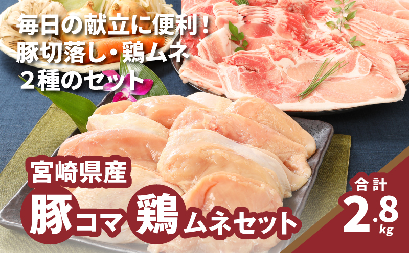 豚1?・鶏ムネ切身1.8? 計2.8?セット_K16_0114_1