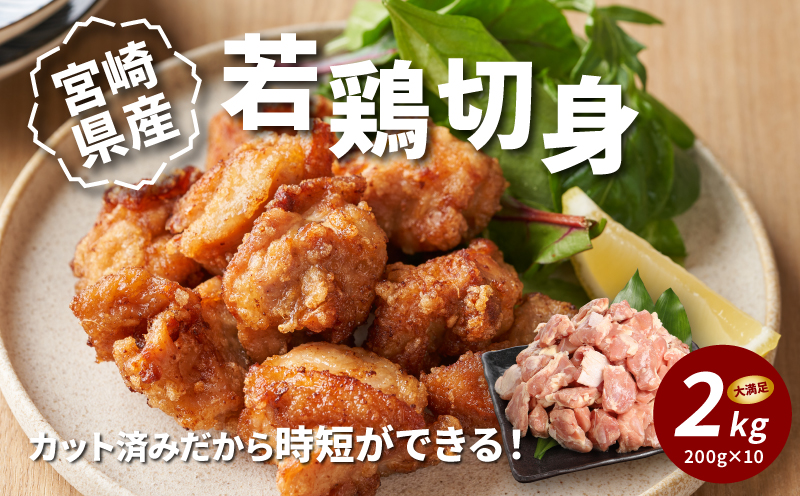 宮崎県産若鶏切身　200g×10パック K16_0075_1