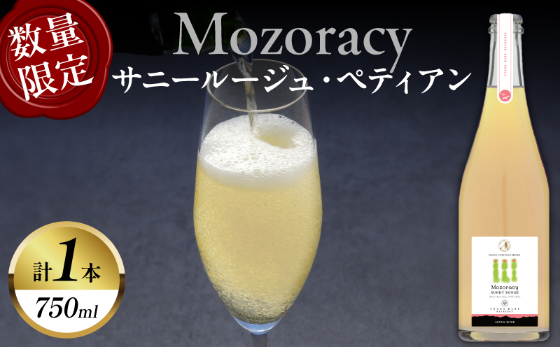 【数量限定】Mozoracy サニールージュ ペティアン(計1本) ワイン 酒 アルコール 国産_T014-0525