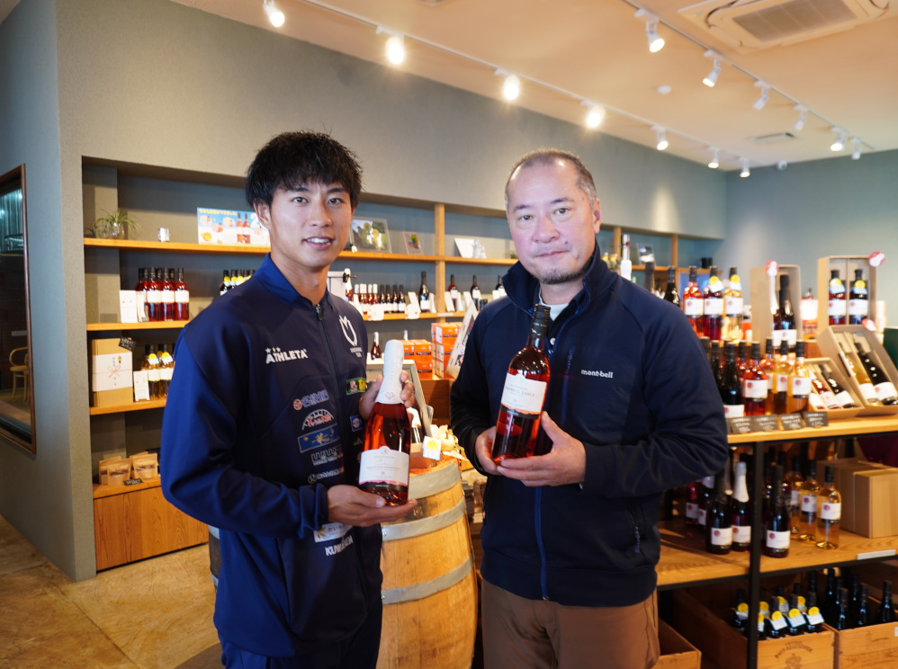 株式会社都農ワイン　代表取締役社長　赤尾　誠二さん インタビュー（中村亮選手）地元産ブドウにこだわる/品質の高さ国内外で評価